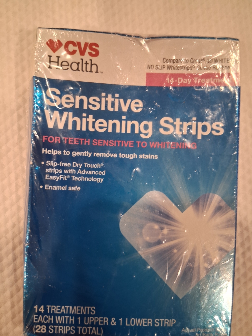 CVS Health Sensitive Whitening Strips - Blue